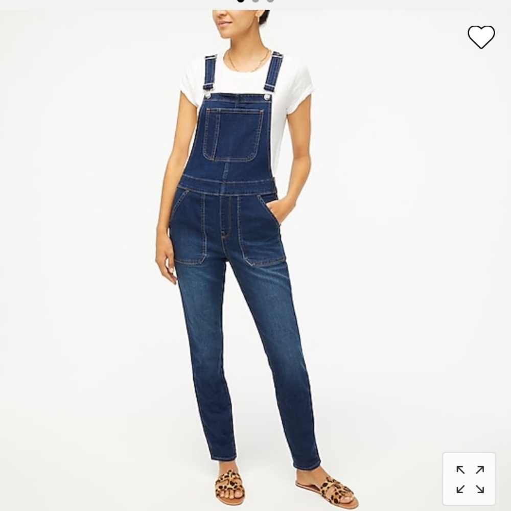 J.Crew • Skinny Overalls in Signature Stretch